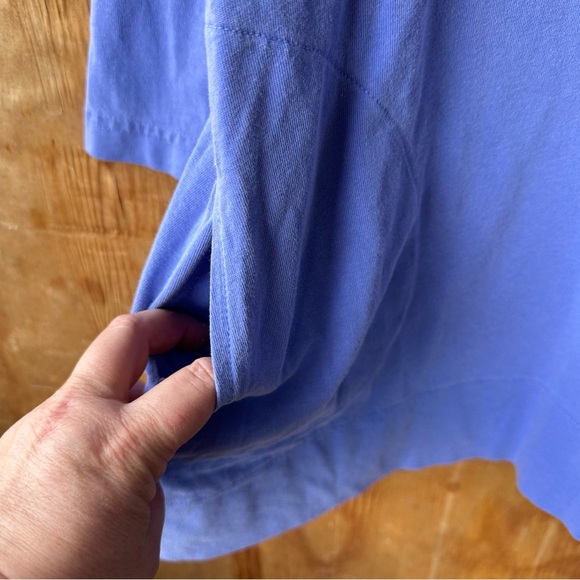 fresh Produce Lavender Tunic with Pockets 3/4 Sleeve Long T-Shirt - Picture 6 of 10